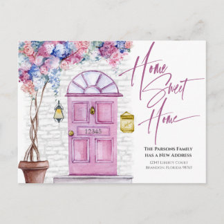 We hebben ons verplaatst - Home Sweet Home - Water Briefkaart
