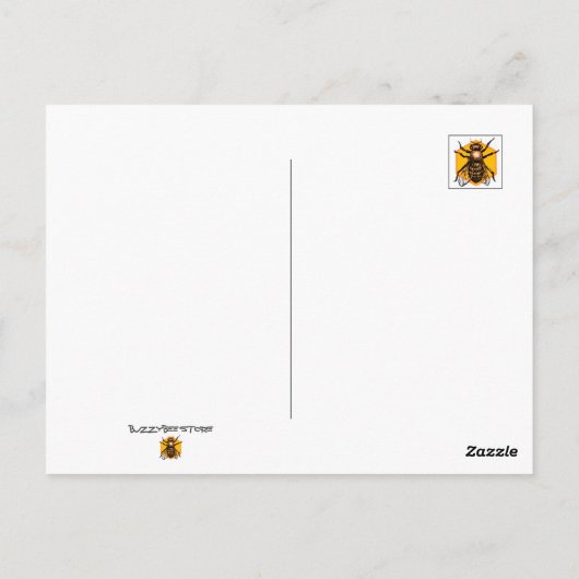 We hebben ons verplaatst ・  huis ・ Art Deco Layout Briefkaart (Achterkant)