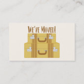 We hebben ons verplaatst -  koffers visitekaartje (Achterkant)