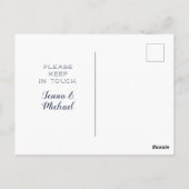 We hebben ons verplaatst | Kostbuswoningen Briefkaart (Achterkant)