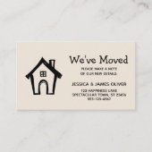 "We hebben ons verplaatst" met de aankondiging van (Voorkant)