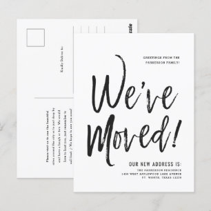 We hebben ons verplaatst   Minimaal nieuw adres Br Briefkaart