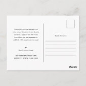 We hebben ons verplaatst | Minimale Briefkaart voo (Achterkant)