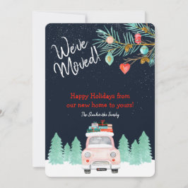 We hebben ons verplaatst naar het nieuwe adres voo feestdagenkaart