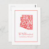 We hebben ons verplaatst | Nieuw adres | Arizona Briefkaart (Voorkant / Achterkant)