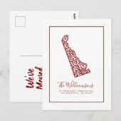 We hebben ons verplaatst | Nieuw adres | Delaware Briefkaart (Voorkant / Achterkant)