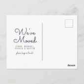 We hebben ons verplaatst | Nieuw adres | Idaho Briefkaart (Achterkant)