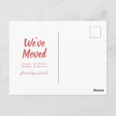 We hebben ons verplaatst | Nieuw adres | Kansas Briefkaart (Achterkant)