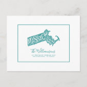 We hebben ons verplaatst | Nieuw adres | Massachus Briefkaart (Voorkant)