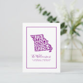 We hebben ons verplaatst | Nieuw adres | Missouri Briefkaart (Staand voorkant)