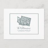 We hebben ons verplaatst | Nieuw adres | Washingto Briefkaart (Voorkant)