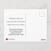 We hebben ons verplaatst/nieuw adres, waterverf ke briefkaart (Achterkant)