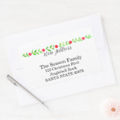 We hebben ons verplaatst/nieuw adres, waterverf ke rechthoekige sticker (Envelop)