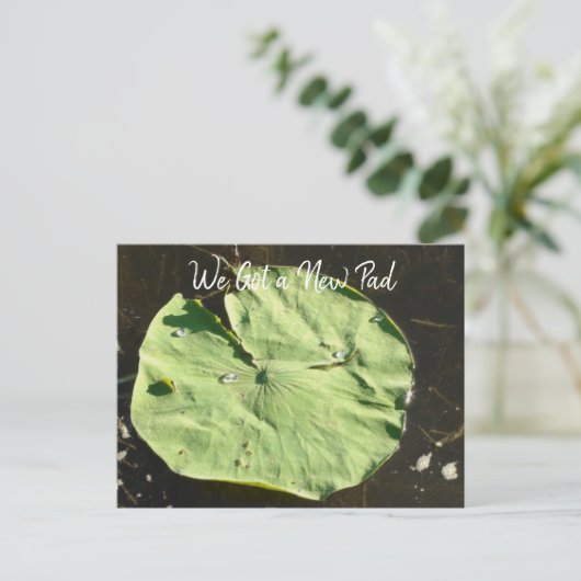 We hebben ons verplaatst | Nieuw startpunt | Nieuw Briefkaart (Staand voorkant)