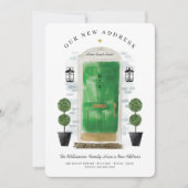 We hebben ons verplaatst - Nieuwe Adres Groene Wat Aankondiging (Voorkant)