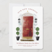 We hebben ons verplaatst - Nieuwe Adres Rode Water Aankondiging (Voorkant)