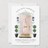 We hebben ons verplaatst - Nieuwe Waterverf Adres  Aankondiging (Voorkant)