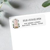 We hebben ons verplaatst - Nieuwe Waterverf Adres  Etiket