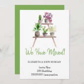 We hebben ons verplaatst, Planten, schikking (Voorkant / Achterkant)