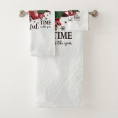 We hebben ons verplaatst, Red Truck, Pine Tree Bad Handdoek (Insitu)