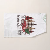 We hebben ons verplaatst, Red Truck, Pine Tree Bad Handdoek (Handdoek)