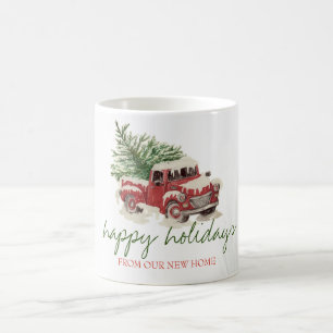 We hebben ons verplaatst, Red Truck, Pine Tree Sno Koffiemok