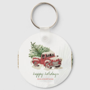 We hebben ons verplaatst, Red Truck, Pine Tree Sno Sleutelhanger