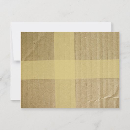 We hebben onze aankondiging verplaatst (Achterkant)