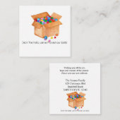 We hebben onze ballen verplaatst. informatiekaartje (Voorkant / Achterkant)