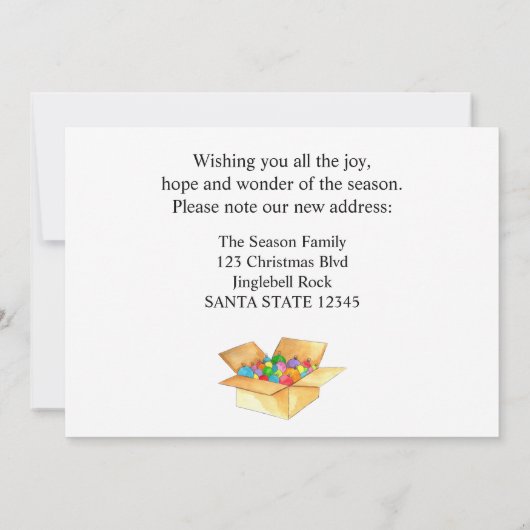 We hebben onze ballen verplaatst. kaart (Achterkant)