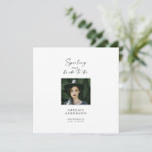 We hebben onze Bride-to-be Photo Bridal Square ges Kaart (Staand voorkant)