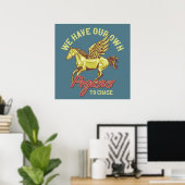 We hebben onze eigen Pegasus om te kiezen Poster (Thuiskantoor)