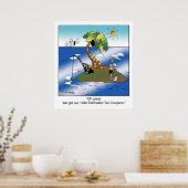 We hebben onze geschatte belastingcoupons van 1040 poster (Keuken)