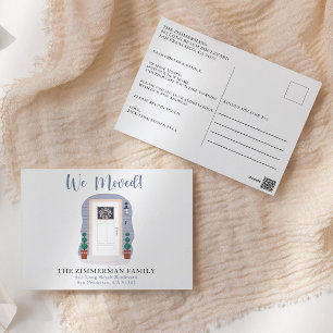 We hebben onze nieuwe adres pastel Waterverf verpl Briefkaart