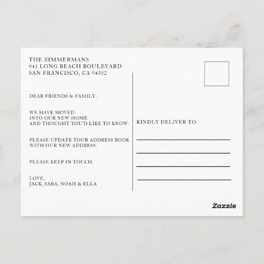 We hebben onze nieuwe Waterverf voor het adrespakk Briefkaart (Achterkant)