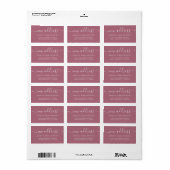 We hebben Paarse Cassis Nieuw Adres label verplaat (Full Sheet)