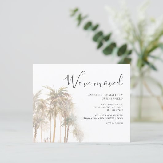 We hebben Palm Trees verplaatst. (Staand voorkant)