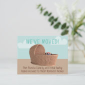 We hebben Panda Moving Aankondiging Briefkaart ver (Staand voorkant)