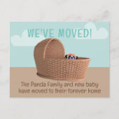 We hebben Panda Moving Aankondiging Briefkaart ver (Voorkant)
