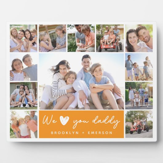 We hebben papa Foto Collage Fotoplaat (Voorkant)