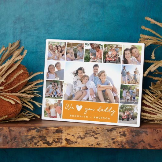 We hebben papa Foto Collage Fotoplaat (Zijkant)