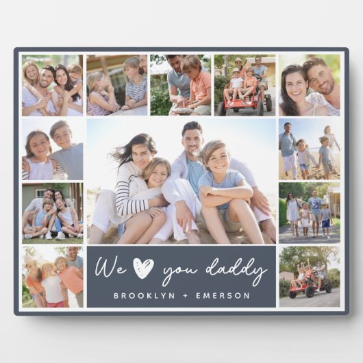 We hebben papa Foto Collage Fotoplaat (Voorkant)
