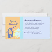 We hebben pastels fotokaart verplaatst aankondiging (Voorkant)