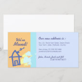 We hebben pastels fotokaart verplaatst aankondiging (Voorkant / Achterkant)