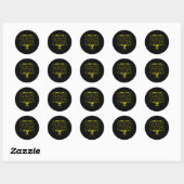 We hebben Pi Nerd. Ronde Sticker (Vel)
