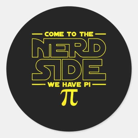 We hebben Pi Nerd. Ronde Sticker (Voorkant)
