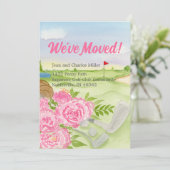 We hebben pioenen verplaatst op de golfbaan aankondiging (Staand voorkant)