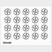 We hebben Pistool controle nodig Ronde Sticker (Vel)