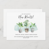 We hebben Planten New Roots Moving Announcement ve (Voorkant / Achterkant)