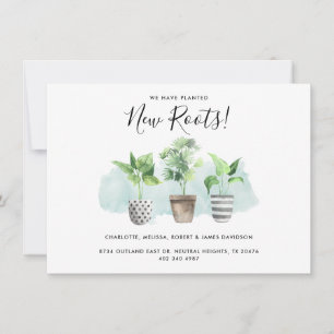 We hebben Planten New Roots Moving Announcement ve